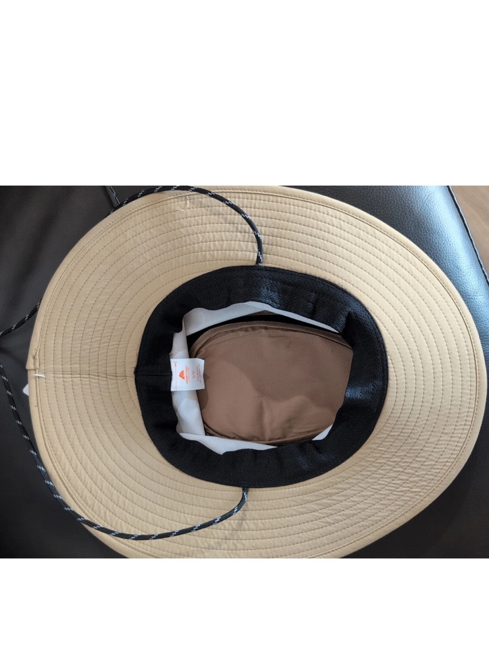 NWT! Ozark Trail Unisex Outdoor Floatable Adjustable S/M Explorer Tan Sun Hat - Picture 8 of 11
